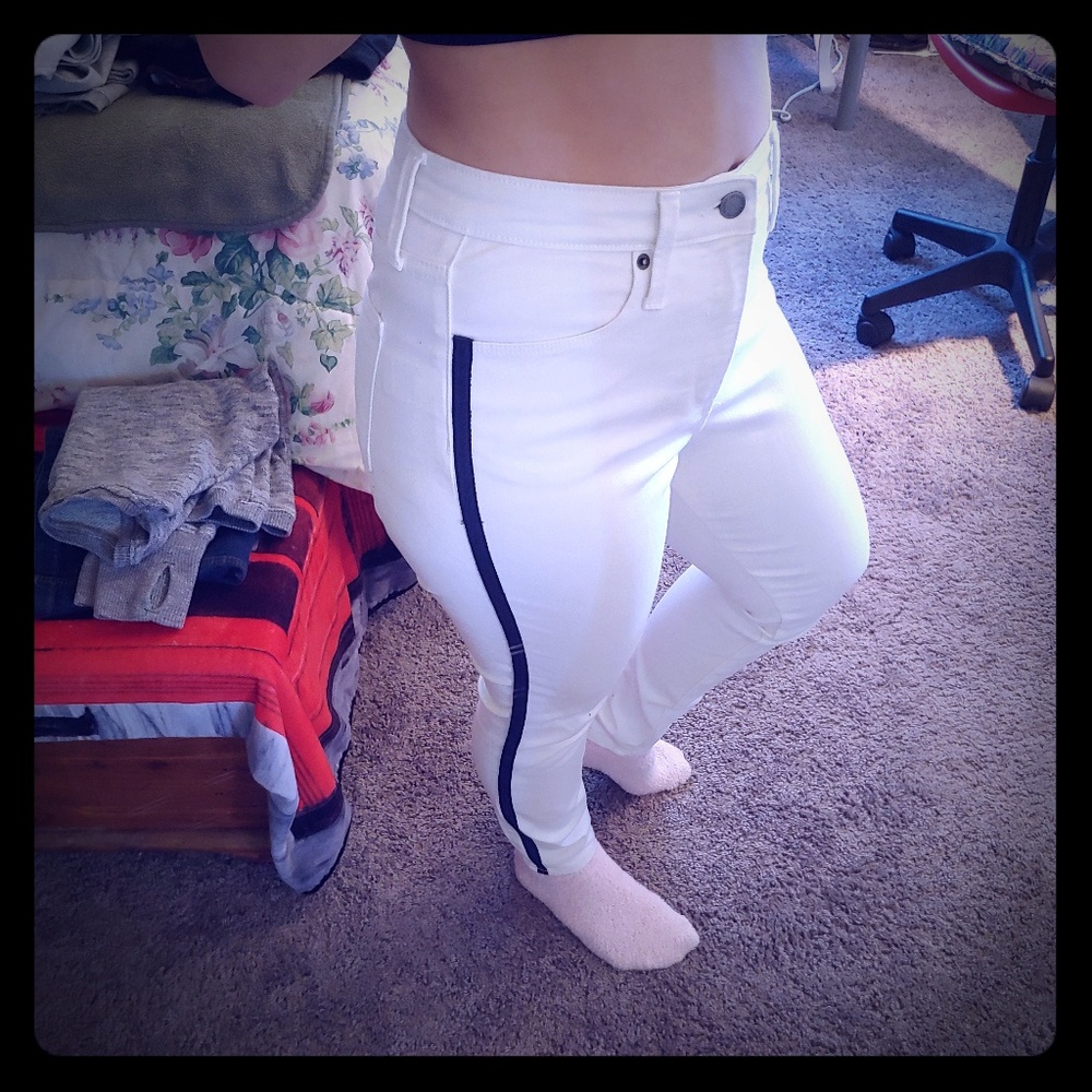 White jeans